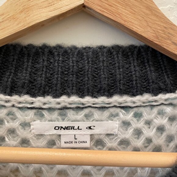 O'NEIL BILLIE CROPPED STRIPE SWEATER NWT - Picture 8 of 9